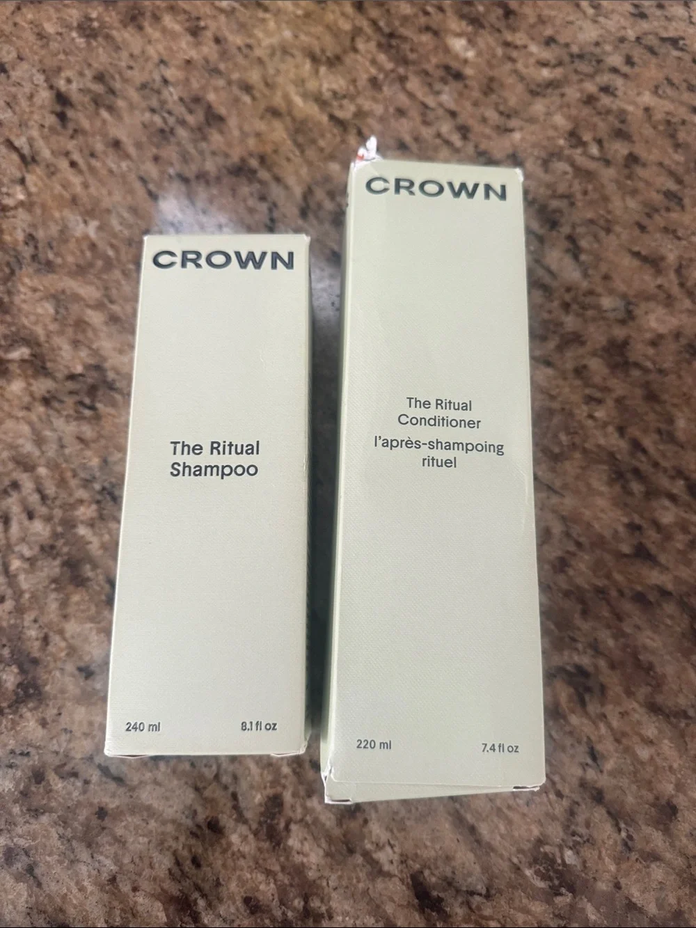 Crown The Ritual Shampoo & Conditioner Set - Light Green